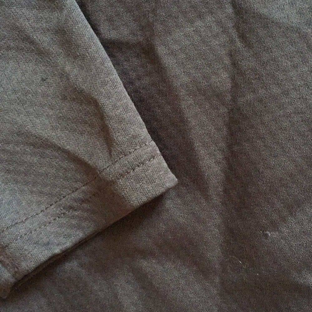 Dark grey long sleeve shirt w/ orange side panels - Picture 5 of 10